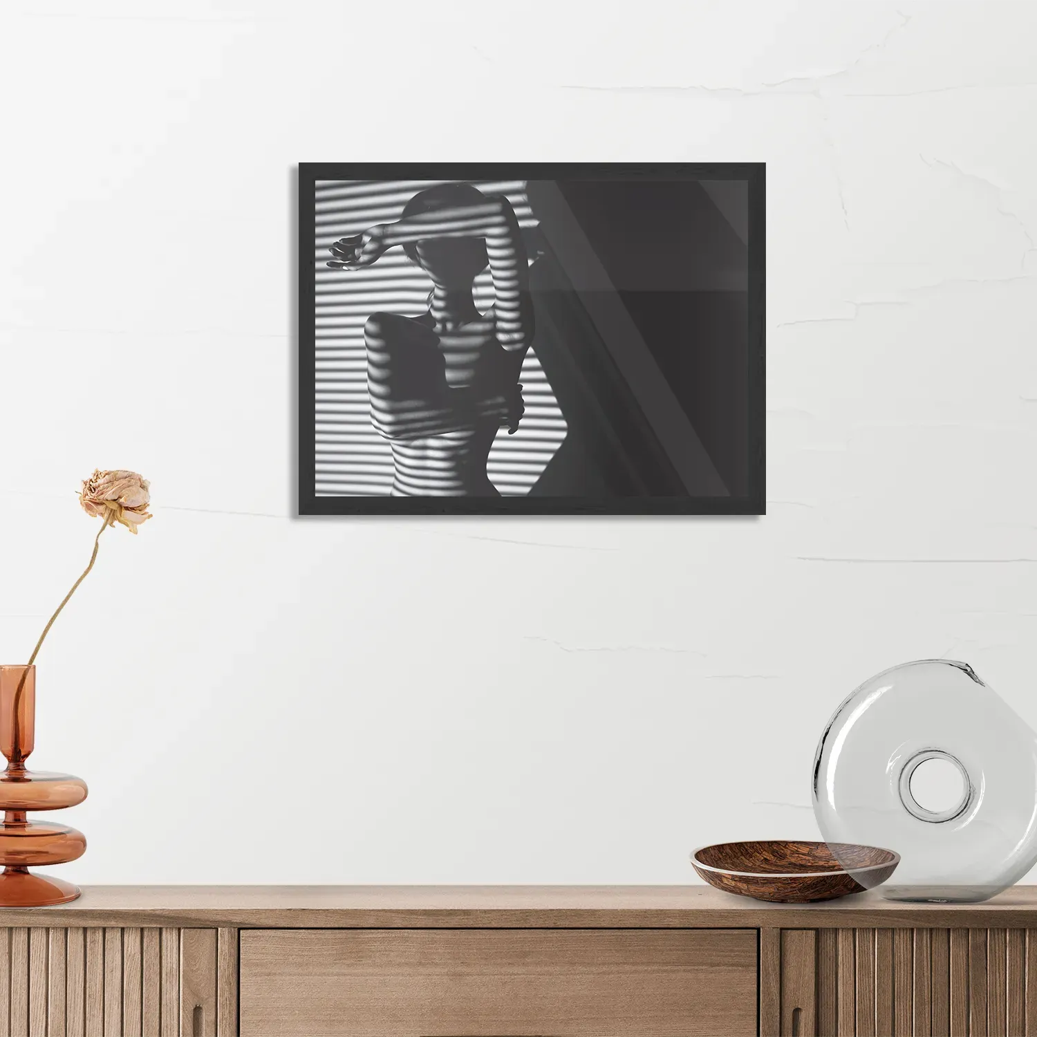 Template_PBF_50-70_Horizontaal_Mensen_33-3 Poster Blote Vrouw Achter Jaloezie 02 Rechthoek Horizontaal Met Lijst Template PBF 50 70 Horizontaal Mensen 33 3