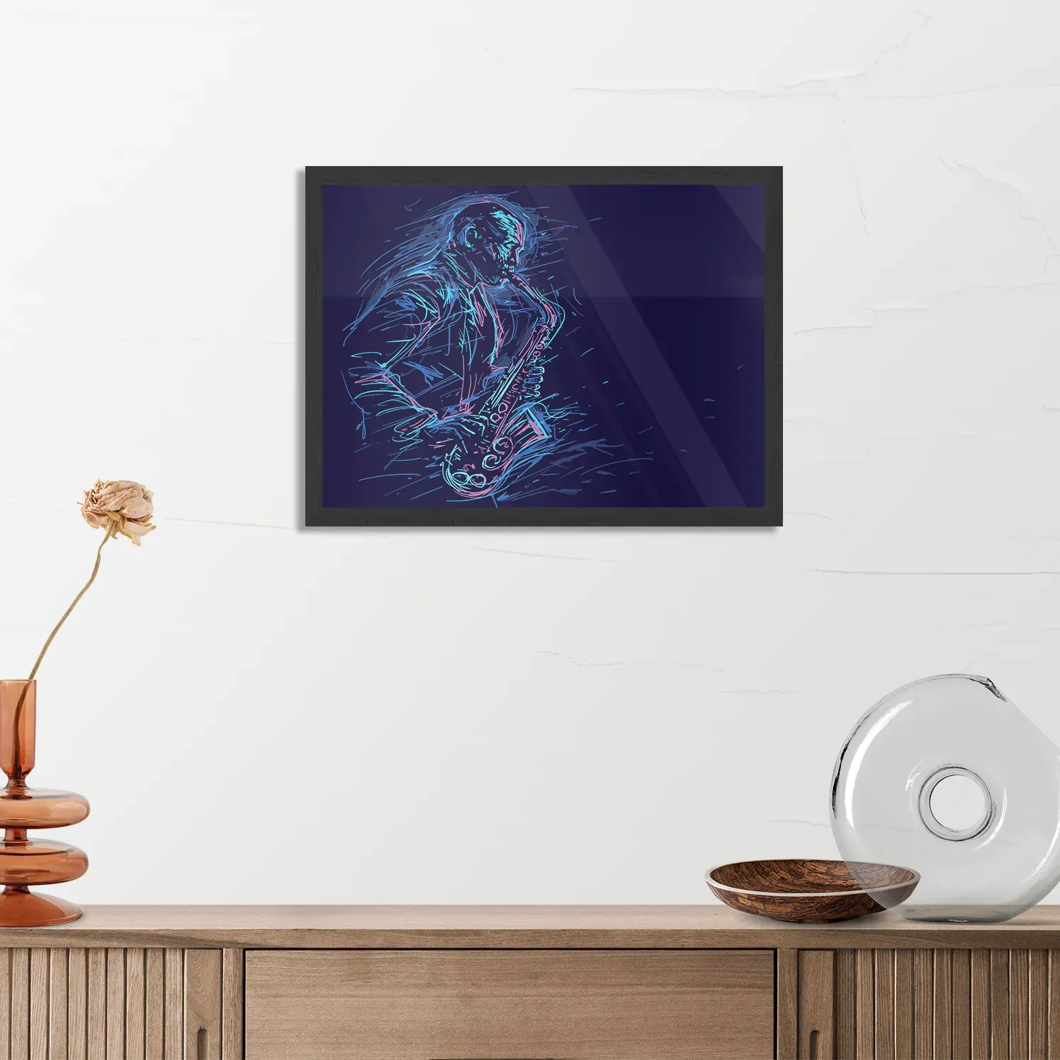 Template_PBF_50-70_Horizontaal_Muziek_15-3 Poster Kleurrijke Saxofonist 02 Rechthoek Horizontaal Met Lijst Template PBF 50 70 Horizontaal Muziek 15 3