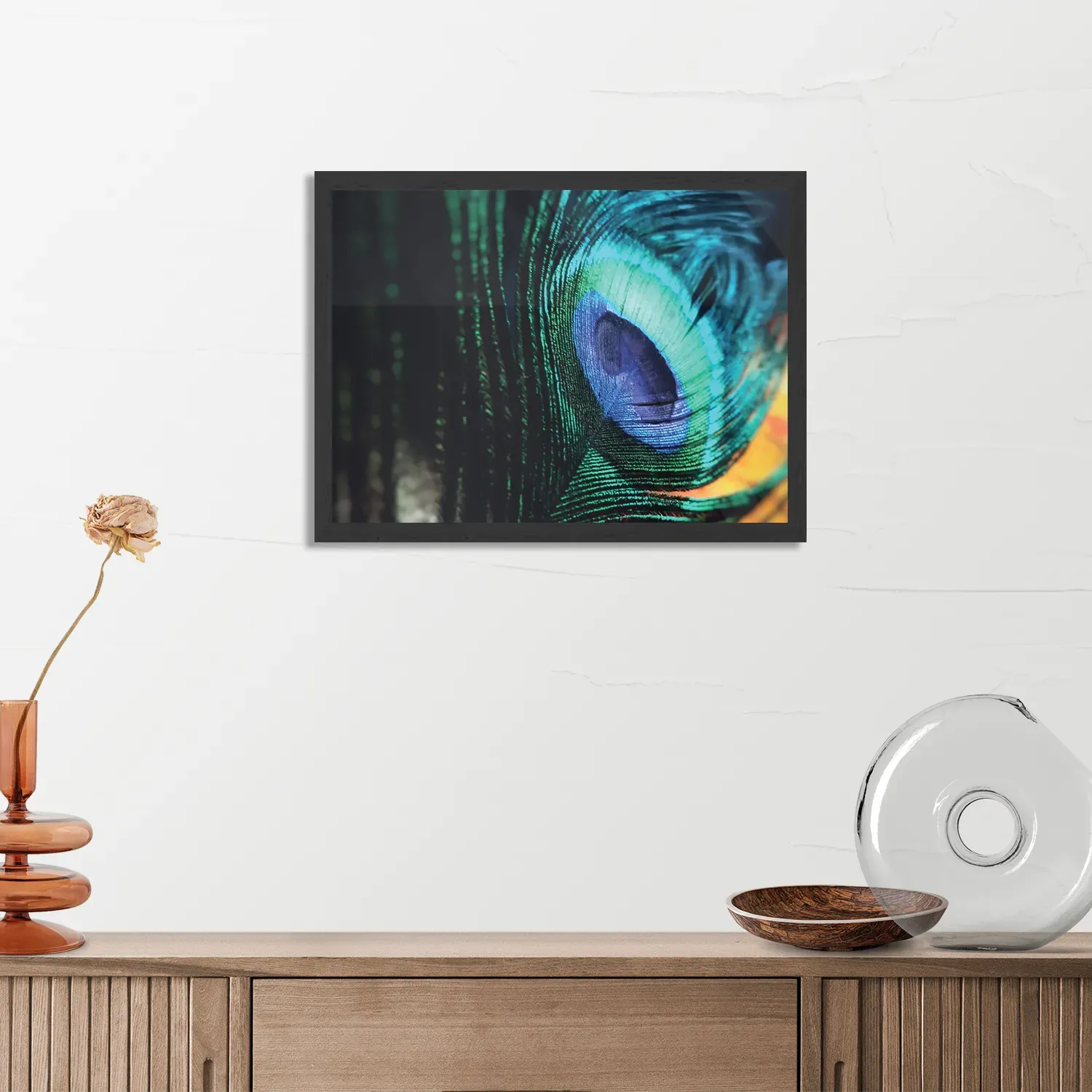 Template_PBF_50-70_Horizontaal_Natuur_11-3 Poster Een veer van de Pauw Rechthoek Horizontaal Met Lijst Template PBF 50 70 Horizontaal Natuur 11 3