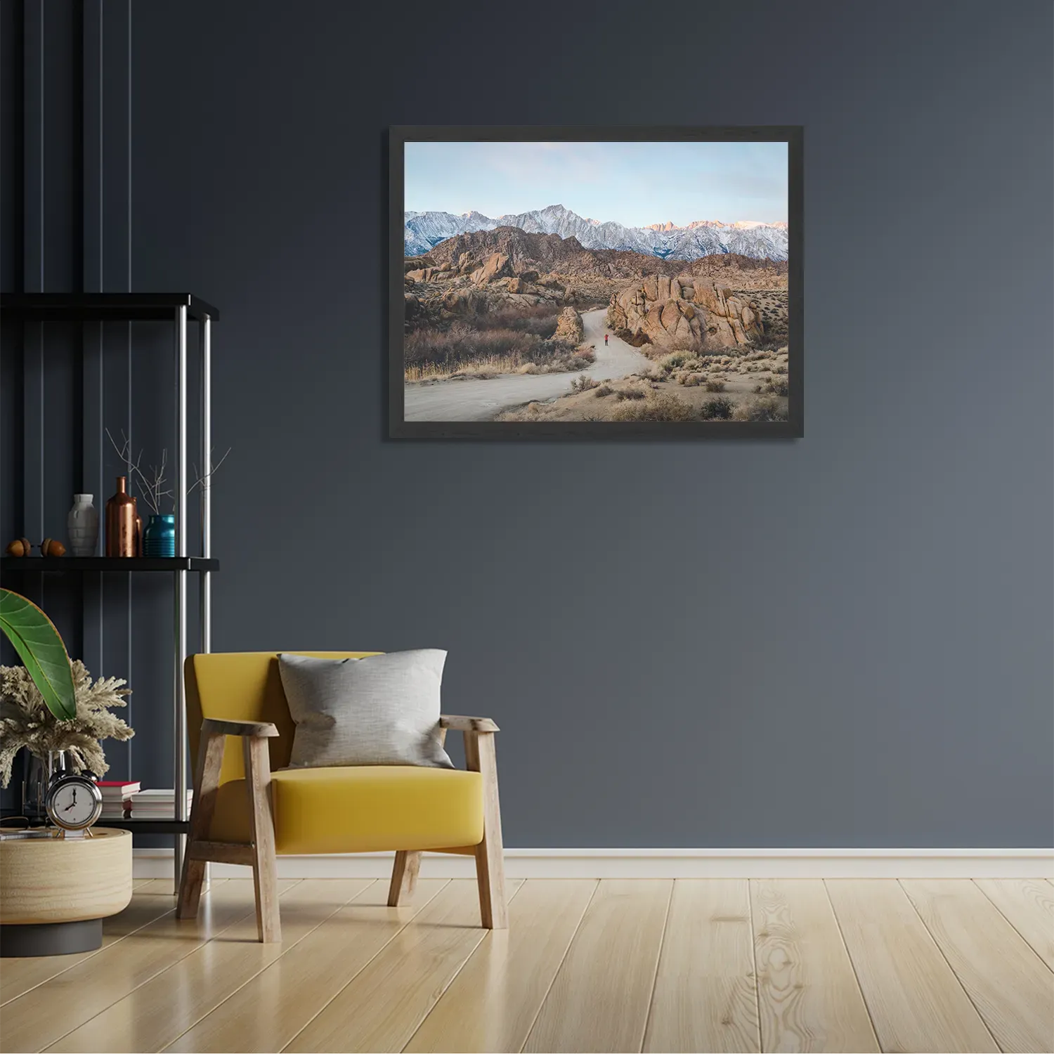 Poster Mount Whitney Rechthoek Horizontaal Met Lijst Template PBF 50 70 Horizontaal Natuur 16 2