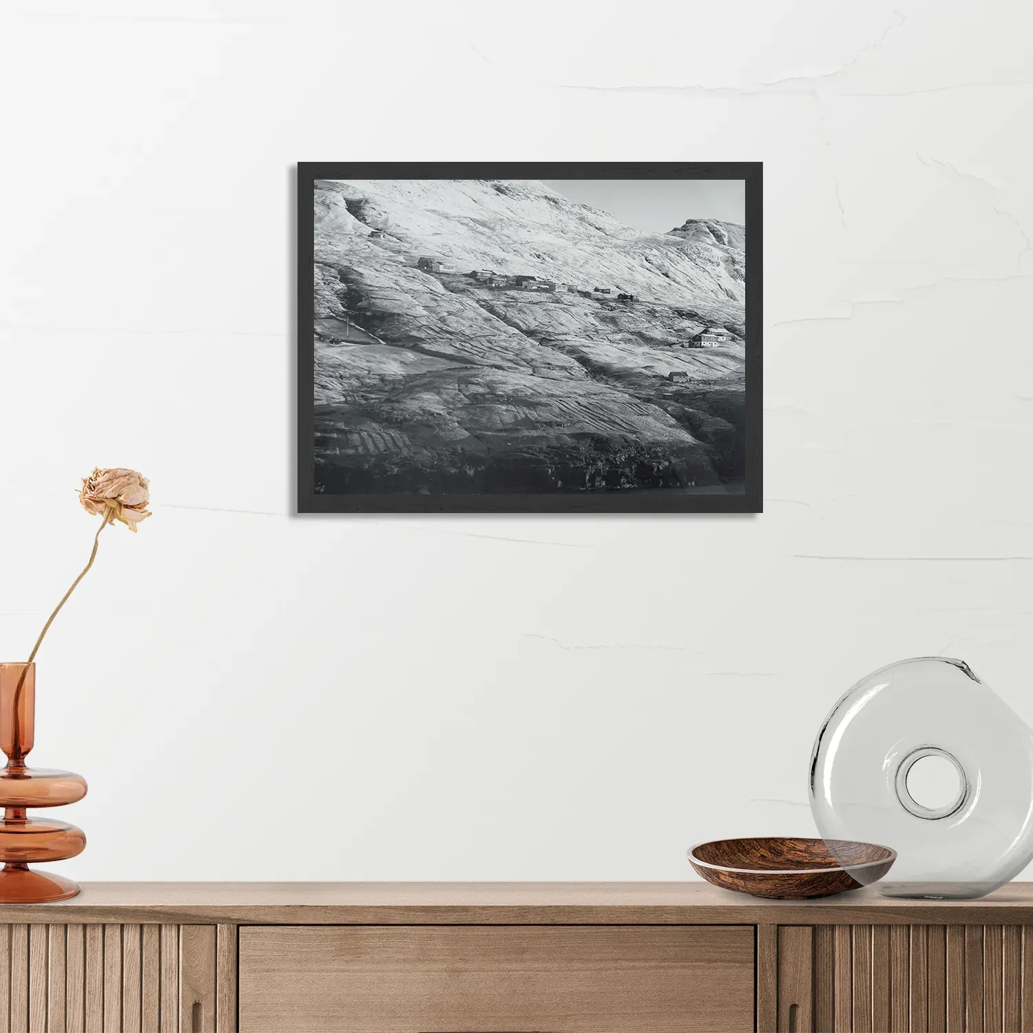 Poster Gletsjer Rechthoek Horizontaal Met Lijst Template PBF 50 70 Horizontaal Natuur 2 3