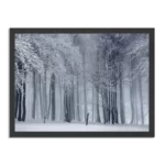 Poster Het winterse bos Rechthoek Horizontaal Met Lijst Template PBF 50 70 Horizontaal Natuur 27 1