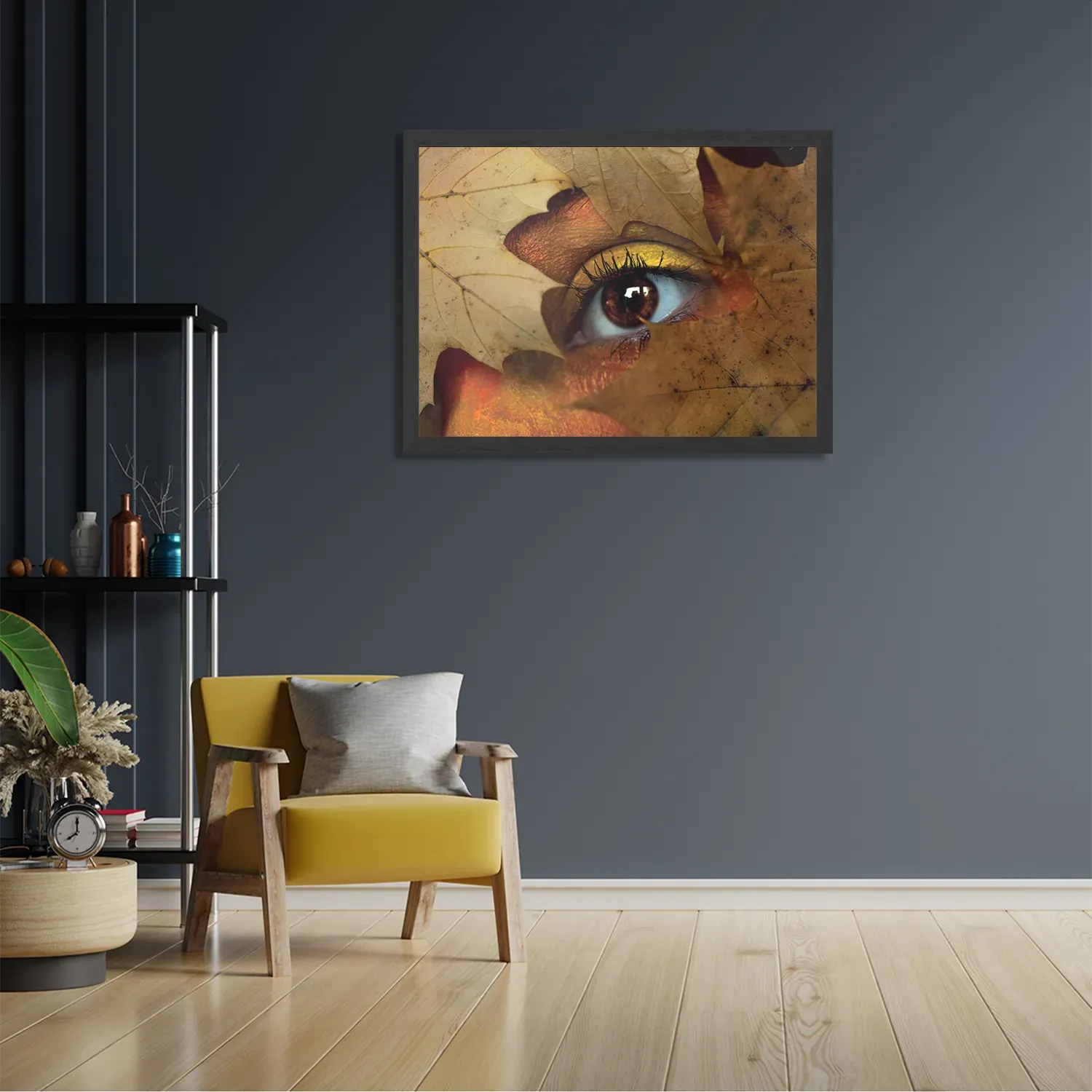 Poster Hefstblad Rechthoek Horizontaal Met Lijst Template PBF 50 70 Horizontaal Natuur 30 2