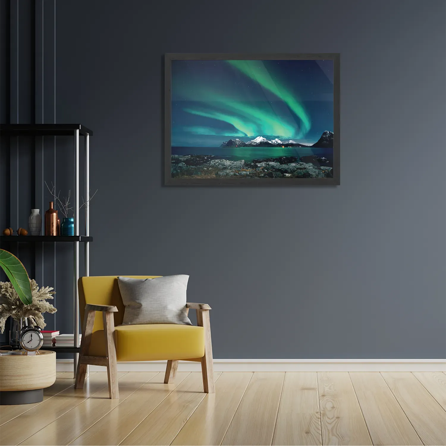 Poster Aurora Rechthoek Horizontaal Met Lijst Template PBF 50 70 Horizontaal Natuur 32 2