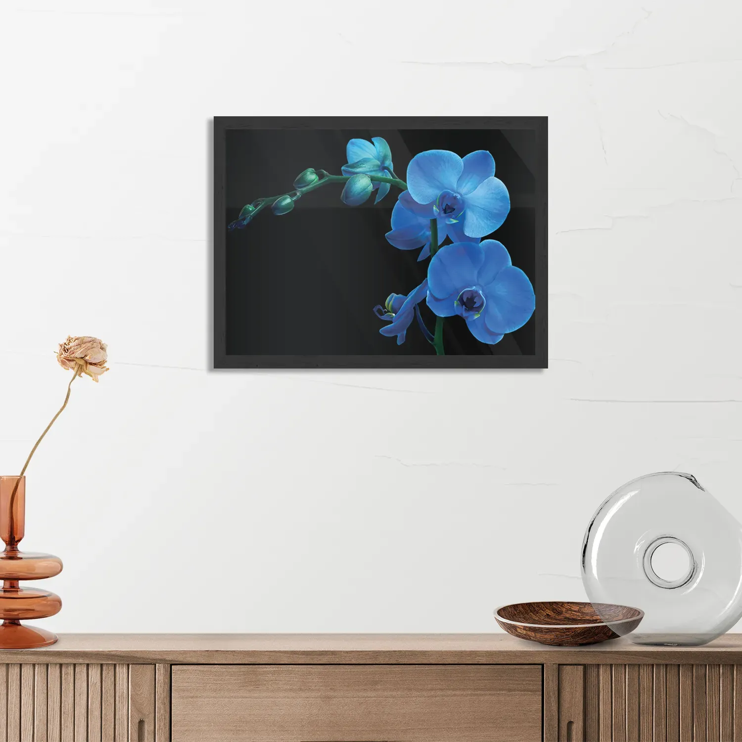 Poster Orchidee Rechthoek Horizontaal Met Lijst Template PBF 50 70 Horizontaal Natuur 39 3