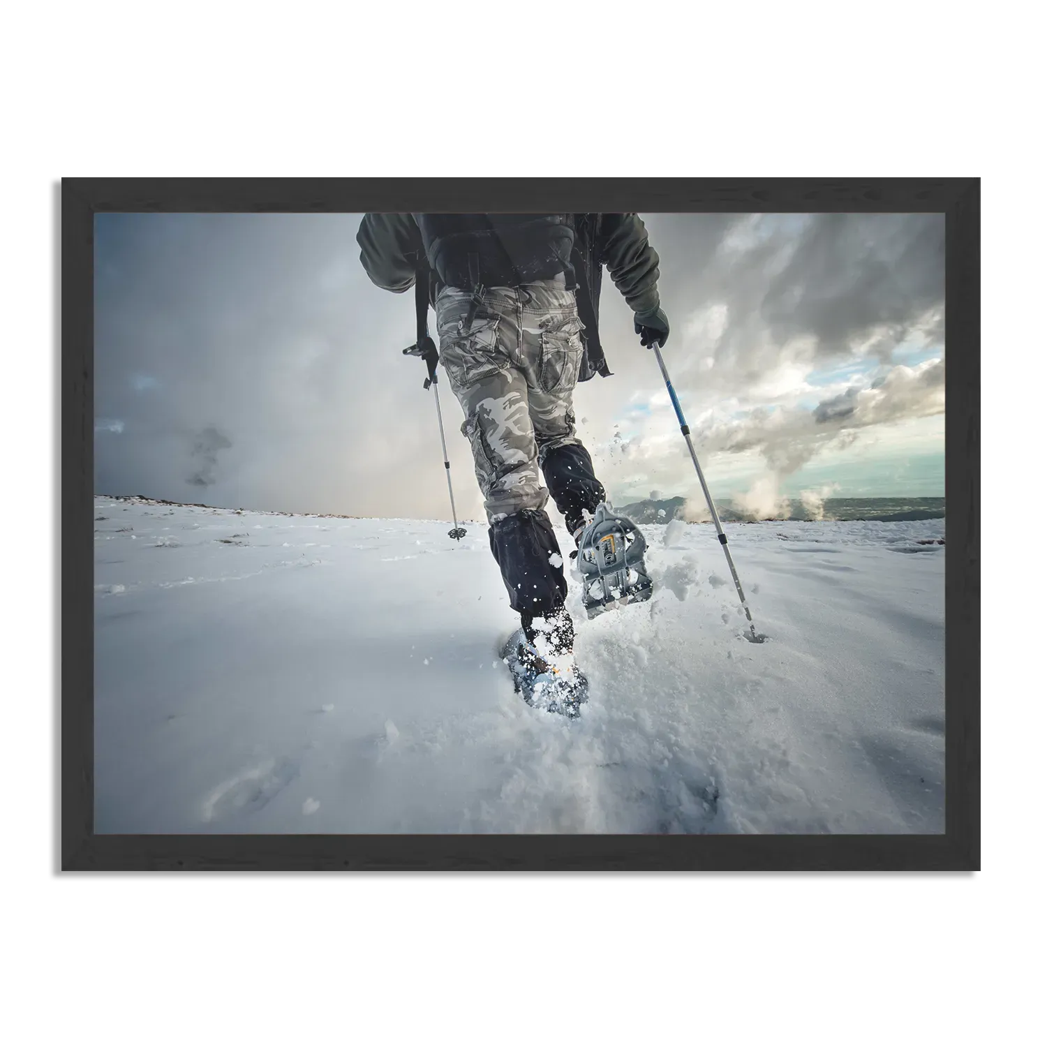 Poster Een lange winterwandeling Rechthoek Horizontaal Met Lijst Template PBF 50 70 Horizontaal Natuur 43 1