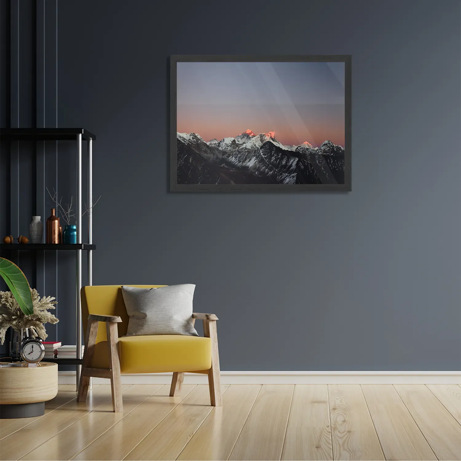Poster Het Witte gebergte Rechthoek Horizontaal Met Lijst Template PBF 50 70 Horizontaal Natuur 45 2