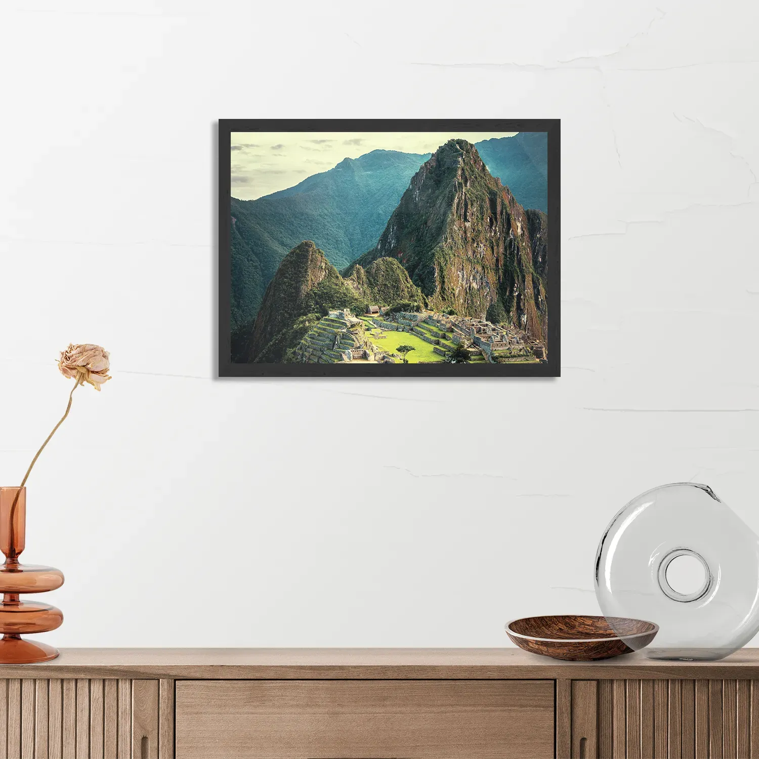 Poster Machu Picchu 2 Rechthoek Horizontaal Met Lijst Template PBF 50 70 Horizontaal Natuur 48 3
