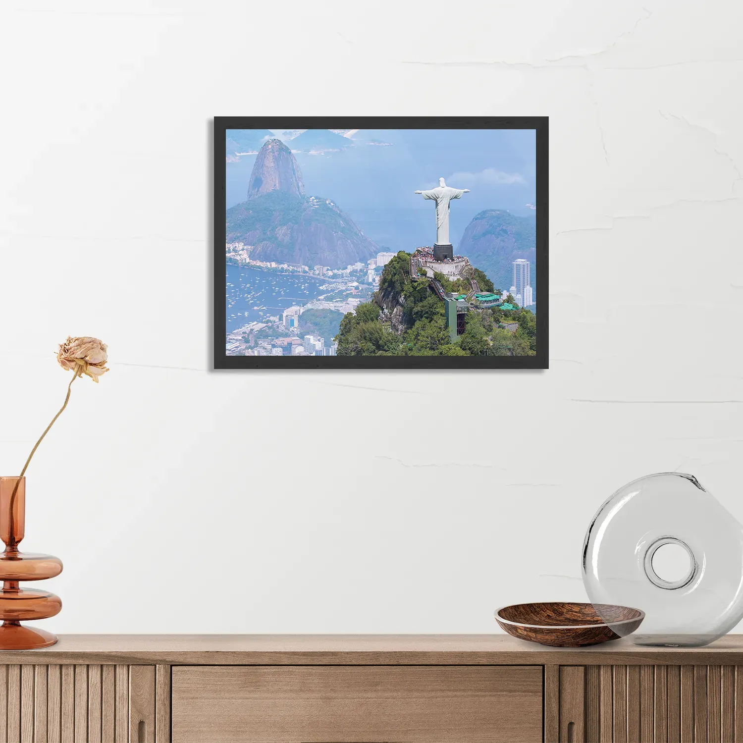 Poster Christus de verlosser Rechthoek Horizontaal Met Lijst Template PBF 50 70 Horizontaal Natuur 50 3