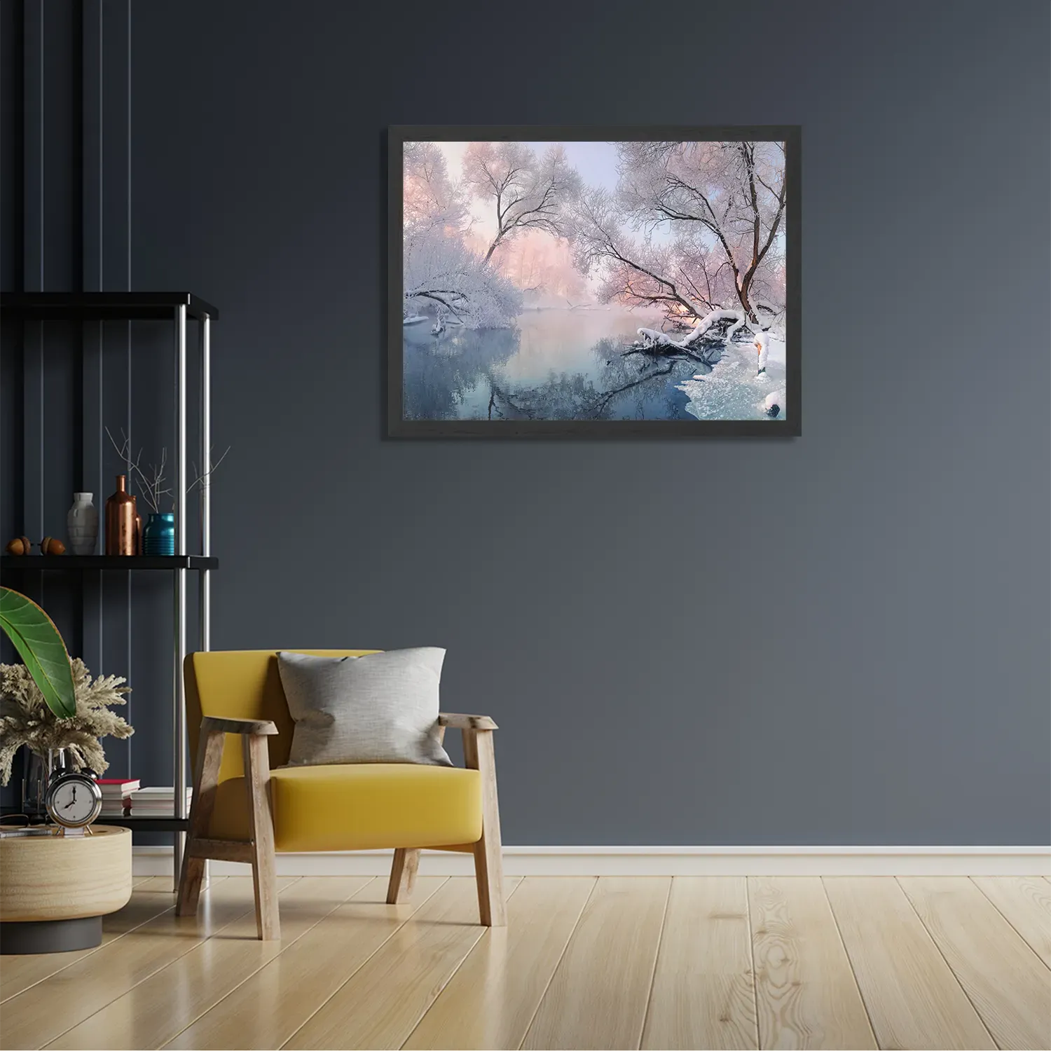 Poster Winter is coming Rechthoek Horizontaal Met Lijst Template PBF 50 70 Horizontaal Natuur 62 2