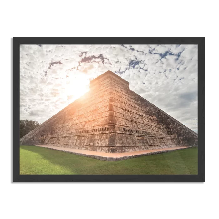 Poster Azteken pyramide Rechthoek Horizontaal Met Lijst Template PBF 50 70 Horizontaal Natuur 71 1