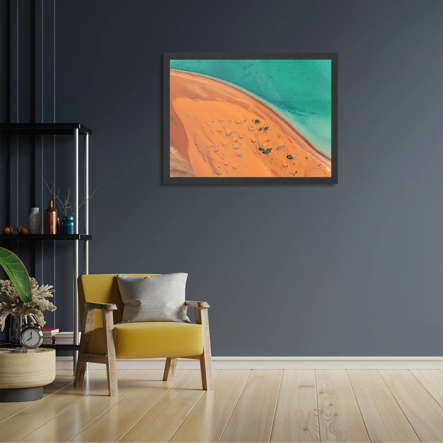 Poster Kleurrijke woestijn Rechthoek Horizontaal Met Lijst Template PBF 50 70 Horizontaal Natuur 79 2