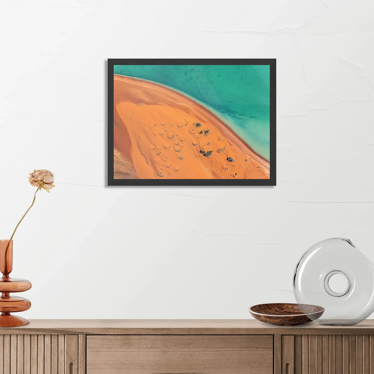 Poster Kleurrijke woestijn Rechthoek Horizontaal Met Lijst Template PBF 50 70 Horizontaal Natuur 79 3
