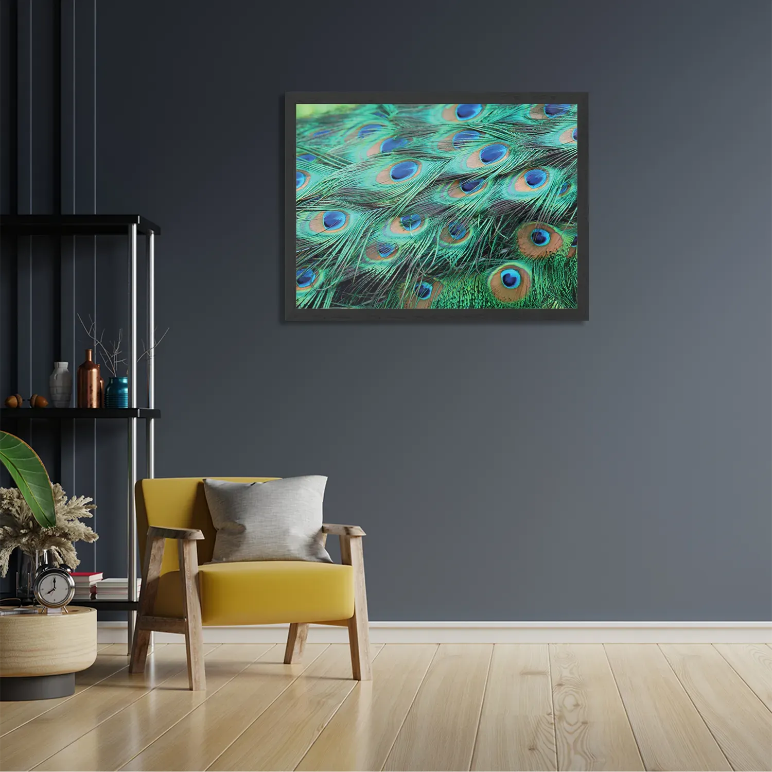 Poster Veren van de Pauw Rechthoek Horizontaal Met Lijst Template PBF 50 70 Horizontaal Natuur 89 2