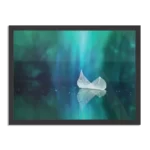 Poster Het noorderlicht Rechthoek Horizontaal Met Lijst Template PBF 50 70 Horizontaal Natuur 90 1