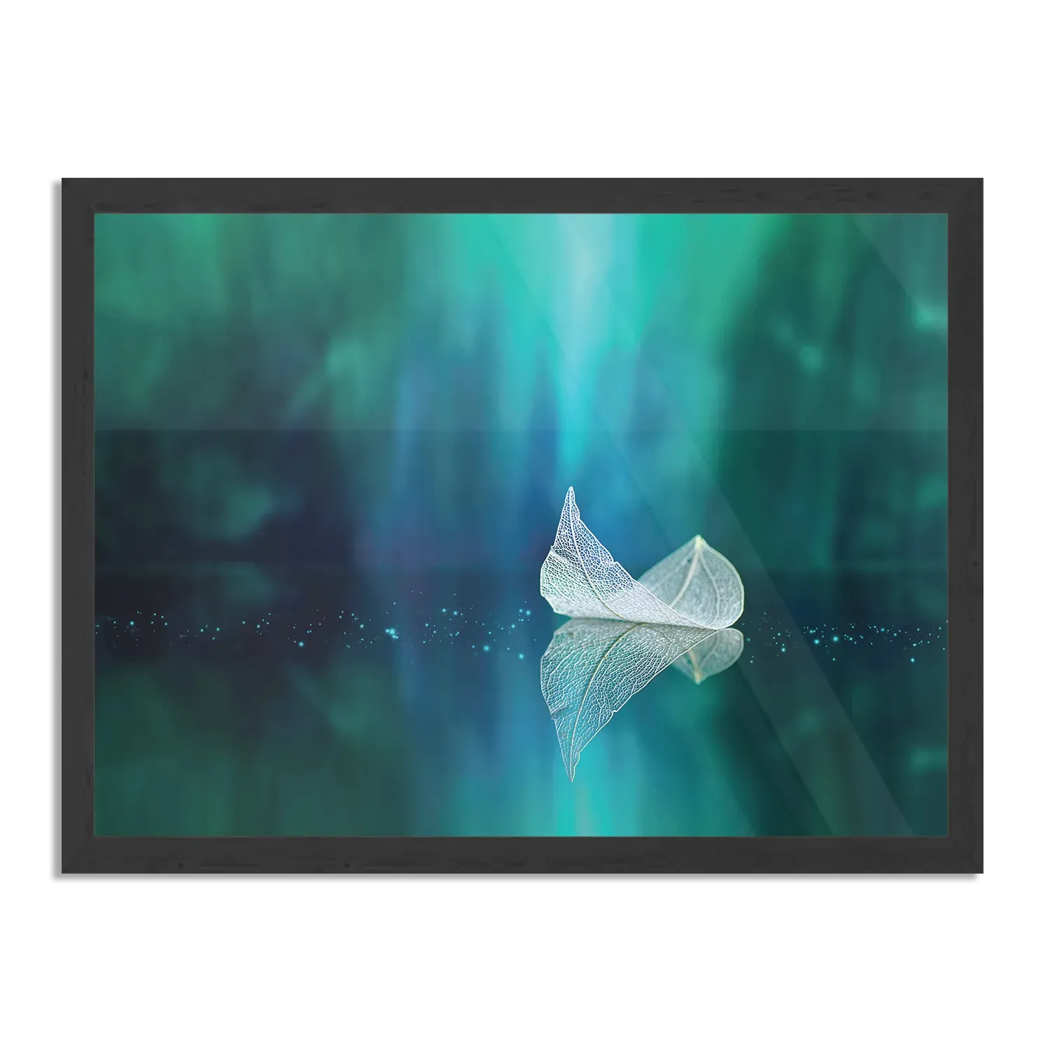 Poster Het noorderlicht Rechthoek Horizontaal Met Lijst Template PBF 50 70 Horizontaal Natuur 90 1