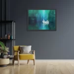 Poster Het noorderlicht Rechthoek Horizontaal Met Lijst Template PBF 50 70 Horizontaal Natuur 90 2