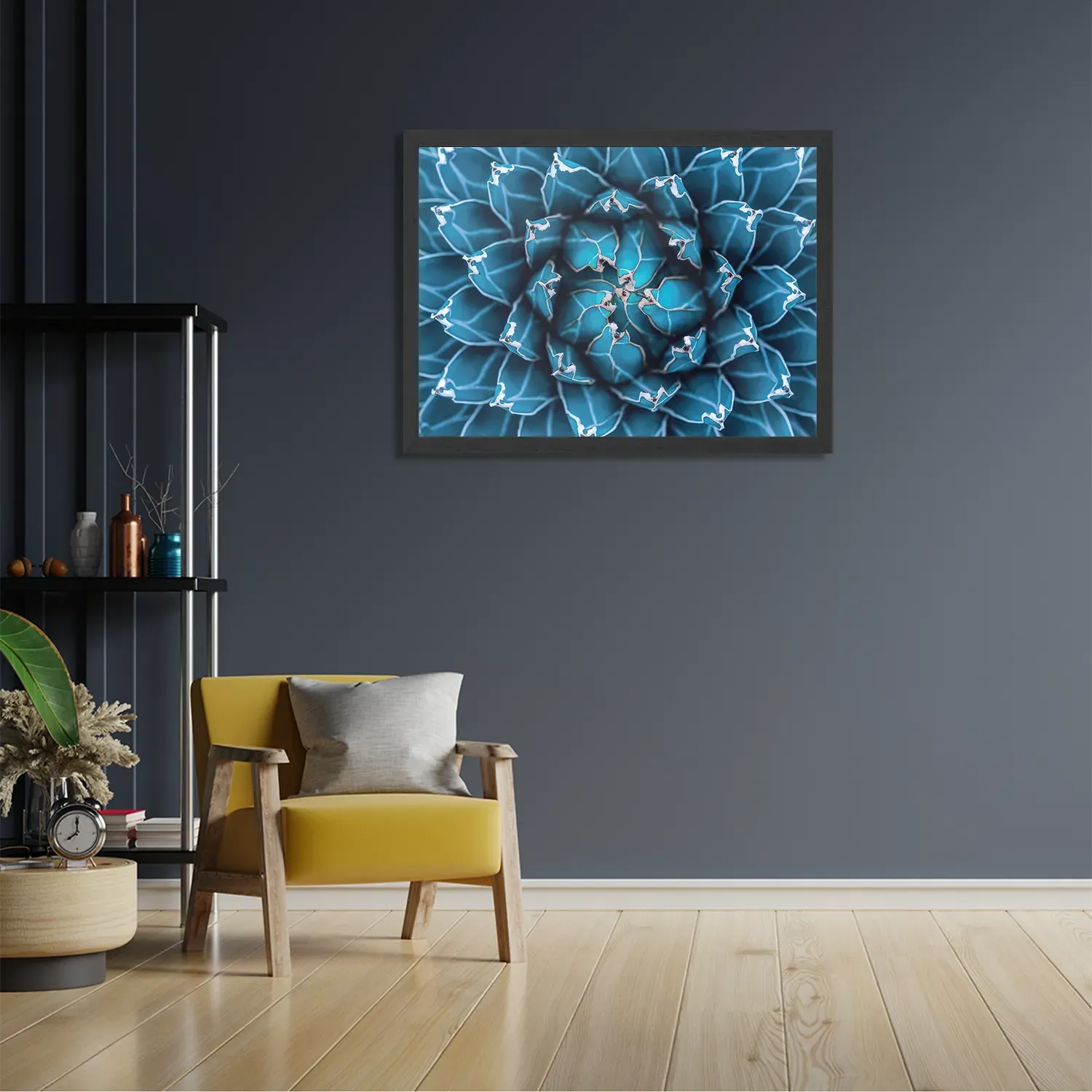 Poster Kleurrijke bloem 1 Rechthoek Horizontaal Met Lijst Template PBF 50 70 Horizontaal Natuur 92 2