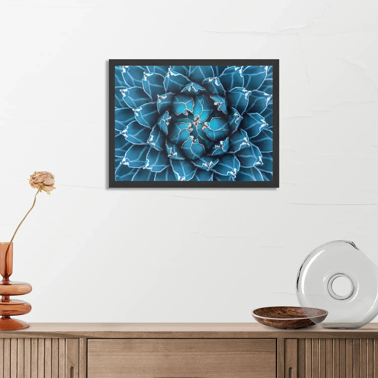 Poster Kleurrijke bloem 1 Rechthoek Horizontaal Met Lijst Template PBF 50 70 Horizontaal Natuur 92 3