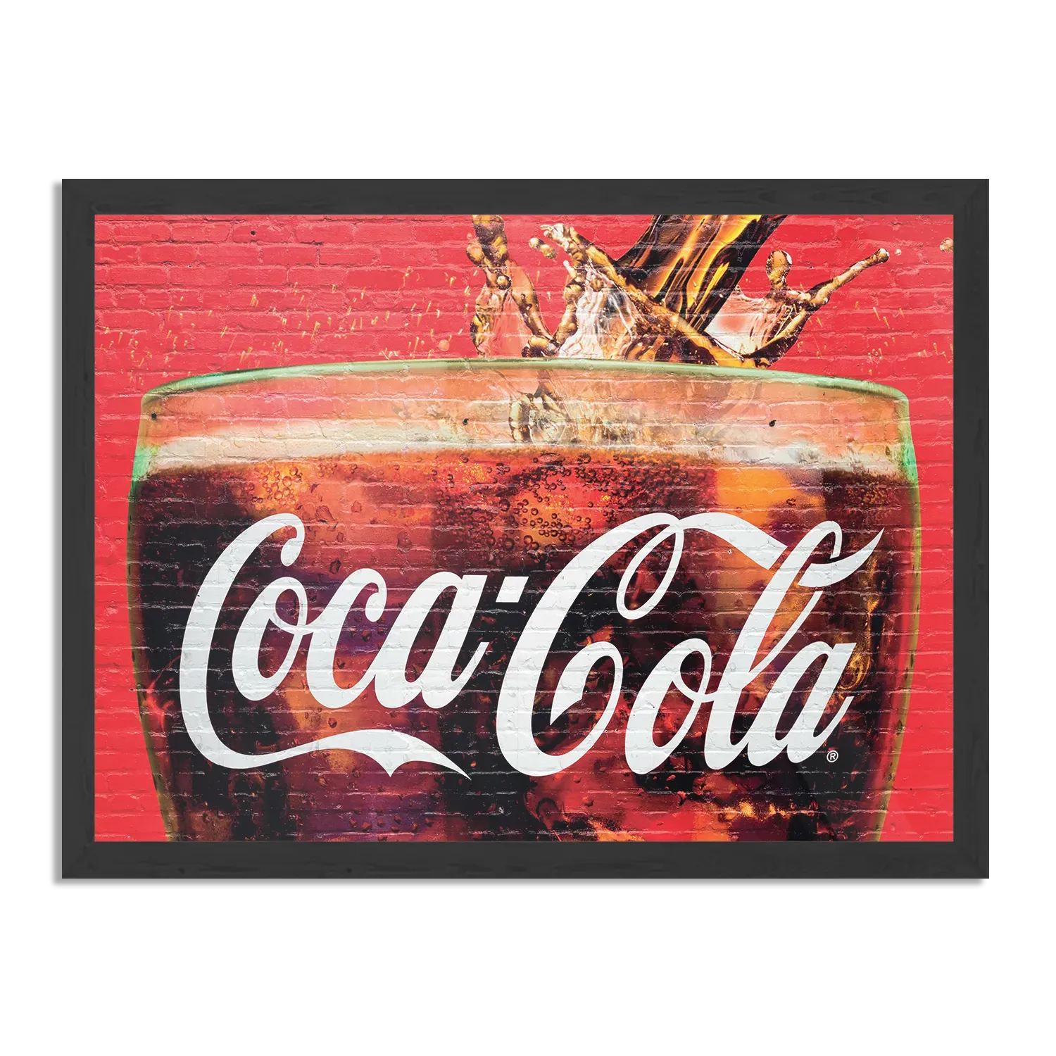 Poster Coca Cola Muurschildering Rechthoek Horizontaal Met Lijst Template PBF 50 70 Horizontaal Retro 13 1