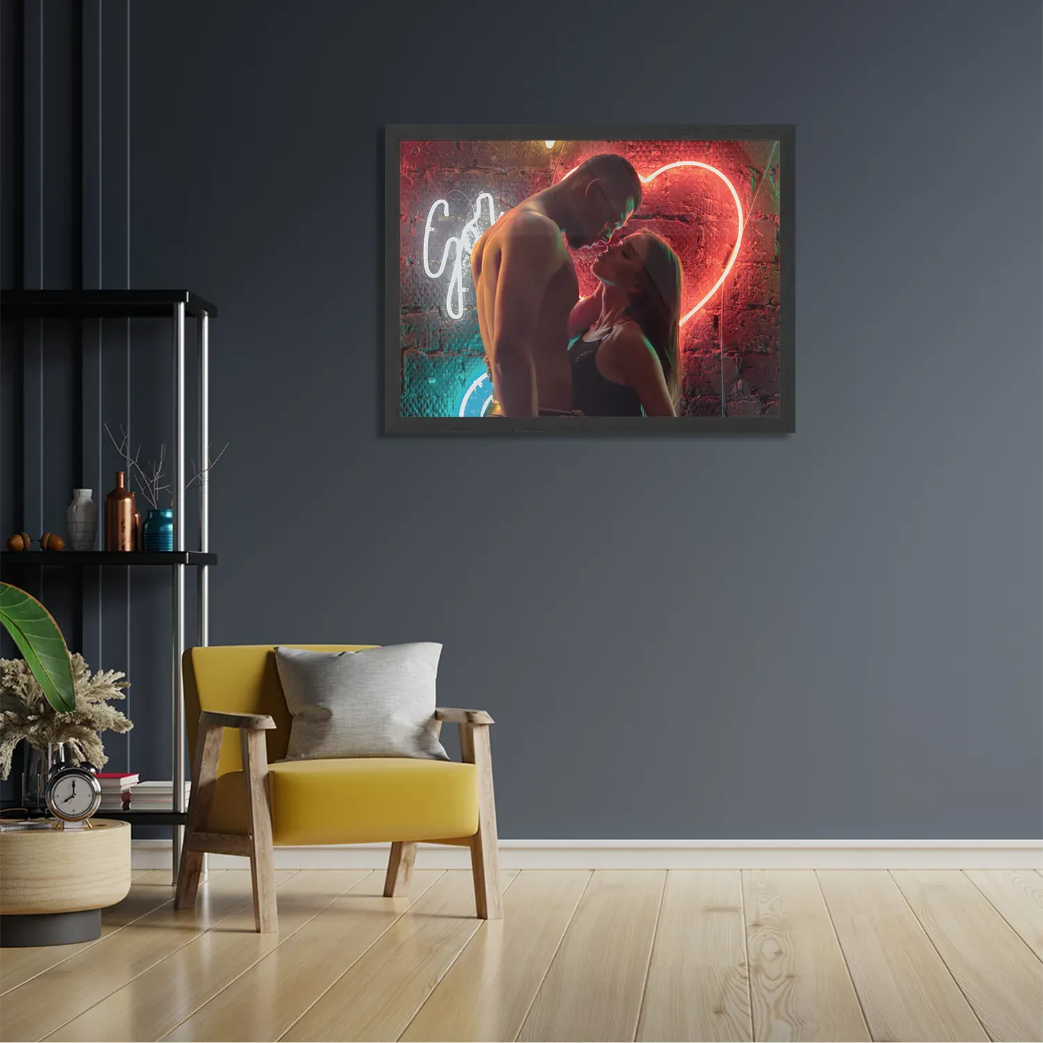 Poster Living The Sexy Life Rechthoek Horizontaal Met Lijst Template PBF 50 70 Horizontaal Romantisch 18 2