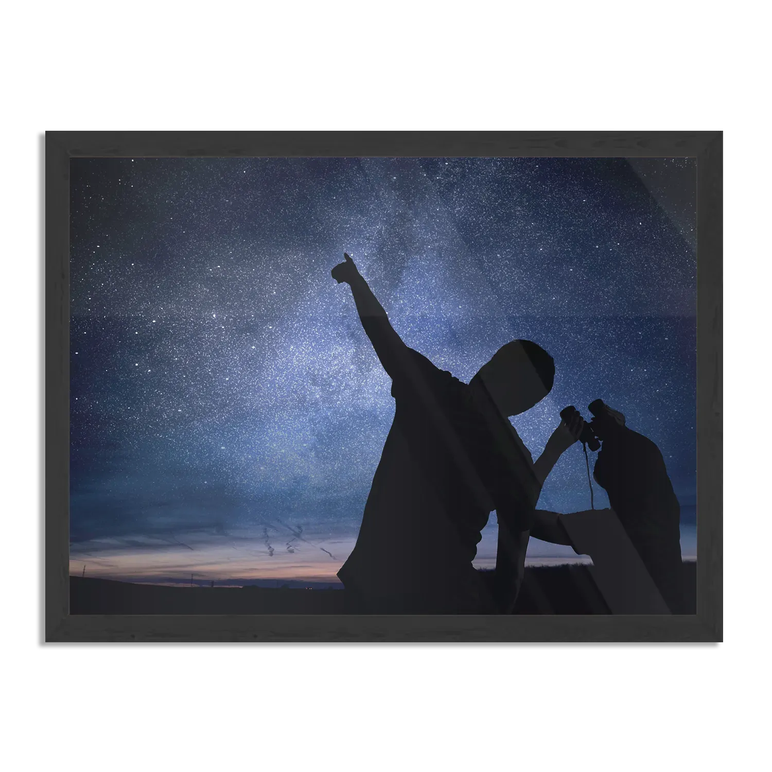 Poster Blije ster Rechthoek Horizontaal Met Lijst Template PBF 50 70 Horizontaal Ruimtevaart 18 1