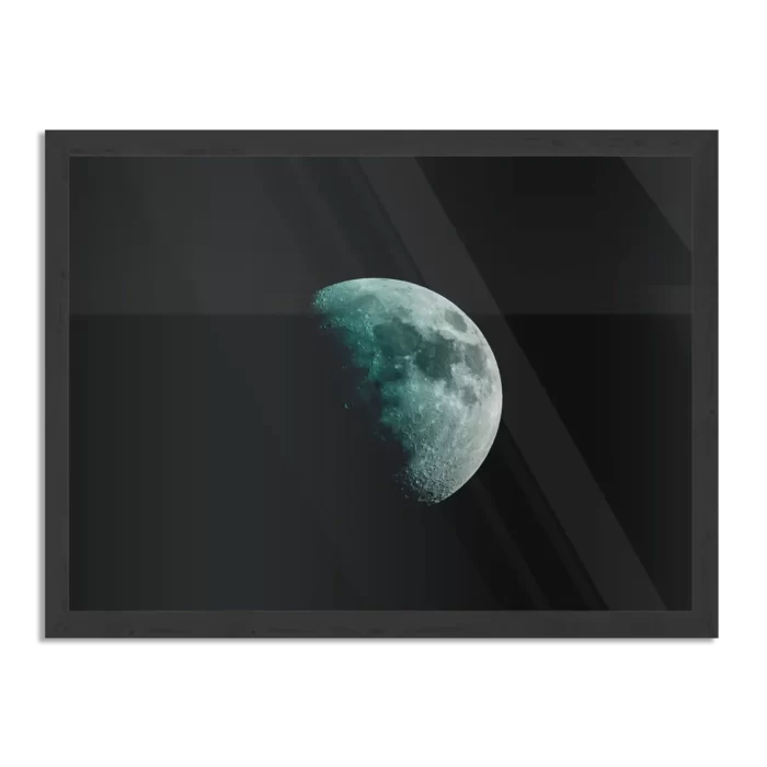 Poster To The Moon Rechthoek Horizontaal Met Lijst Template PBF 50 70 Horizontaal Ruimtevaart 2 1