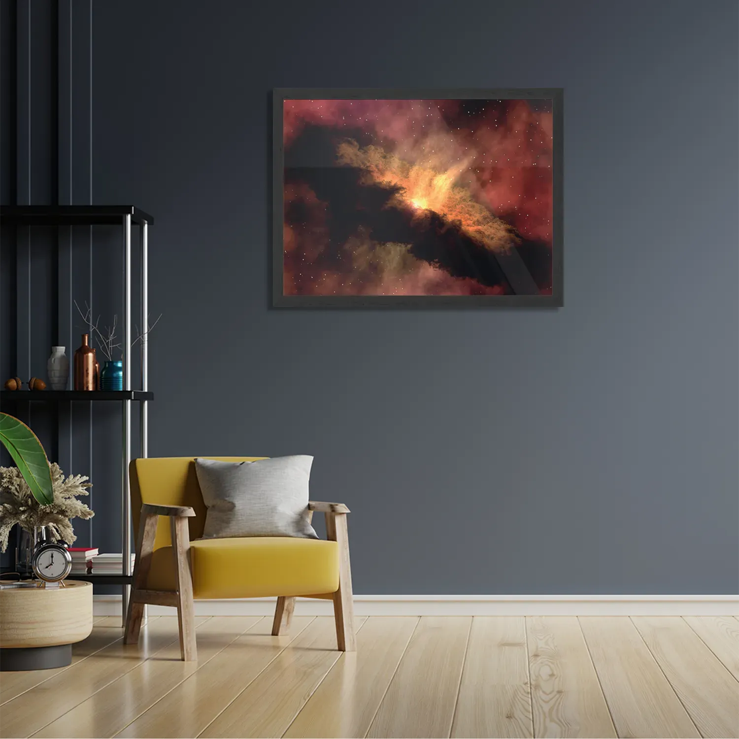 Poster Het Heelal Rechthoek Horizontaal Met Lijst Template PBF 50 70 Horizontaal Ruimtevaart 4 2