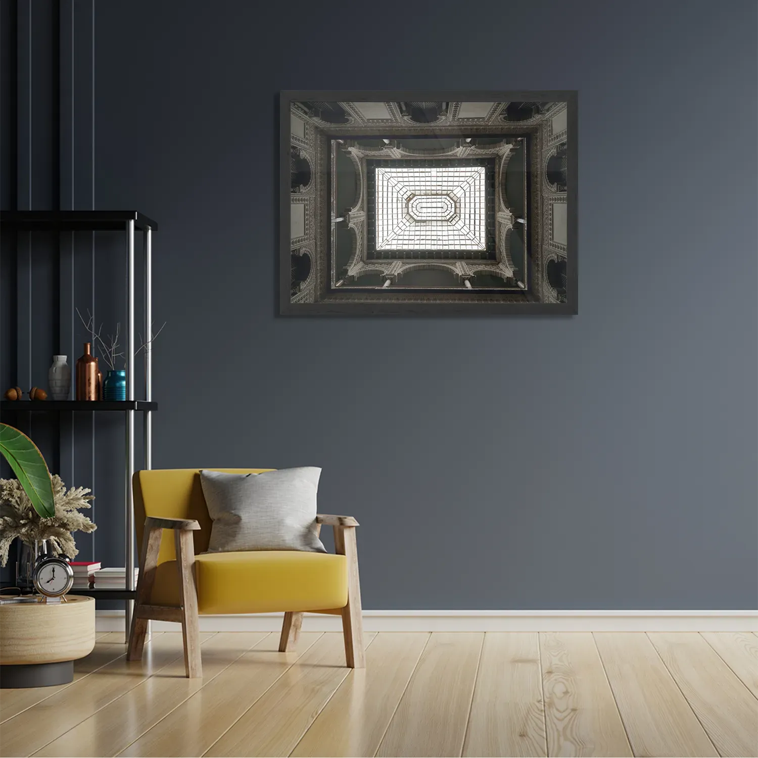 Poster Koninklijk Paleis van Sevilla Dak Rechthoek Horizontaal Met Lijst Template PBF 50 70 Horizontaal Steden 20 2