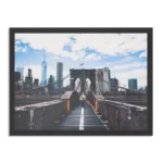 Poster Brooklyn Bridge New York Daglicht Rechthoek Horizontaal Met Lijst Template PBF 50 70 Horizontaal Steden 32 1