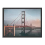 Poster Golden Gate Bridge San Francisco Rechthoek Horizontaal Met Lijst Template PBF 50 70 Horizontaal Steden 49 1