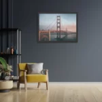 Poster Golden Gate Bridge San Francisco Rechthoek Horizontaal Met Lijst Template PBF 50 70 Horizontaal Steden 49 2