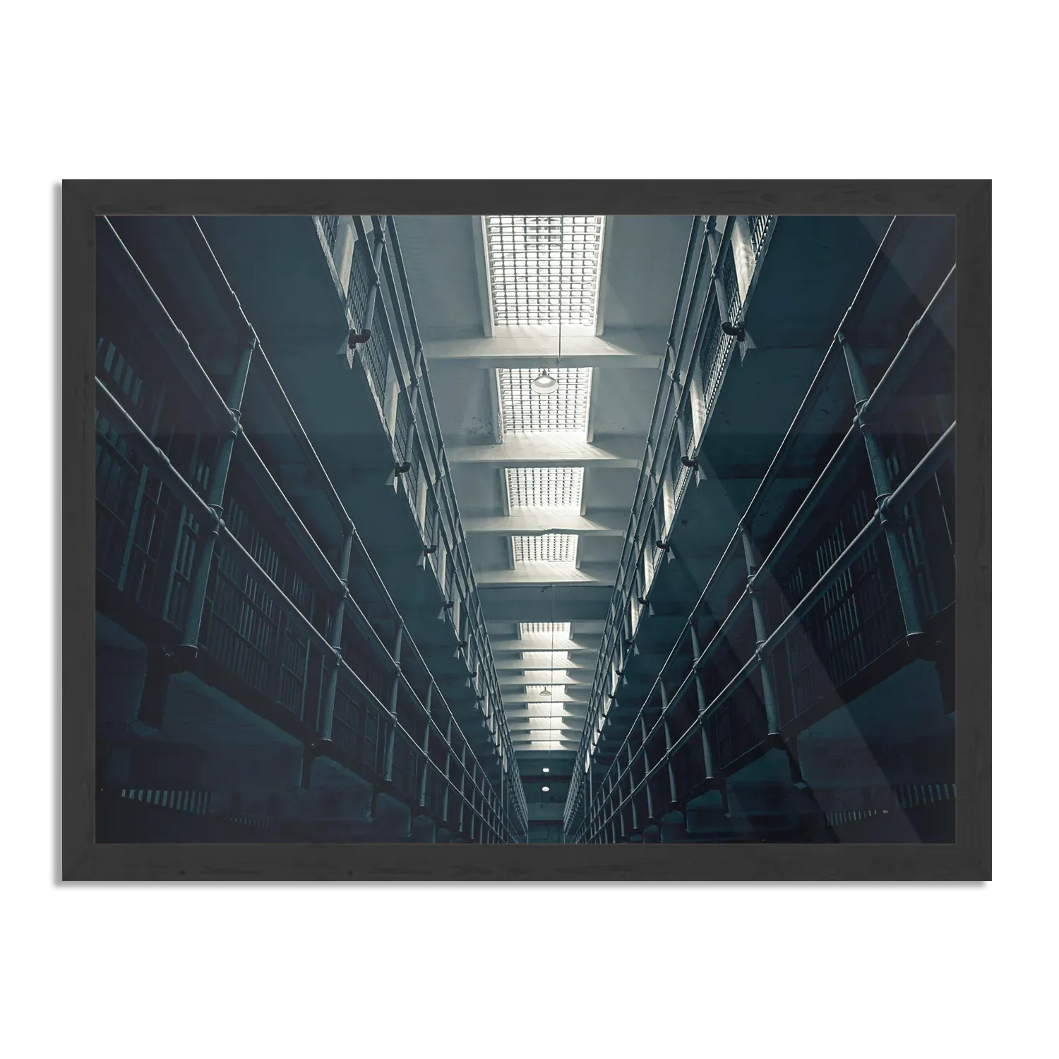 Poster Alcatraz Celblokken Rechthoek Horizontaal Met Lijst Template PBF 50 70 Horizontaal Steden 52 1