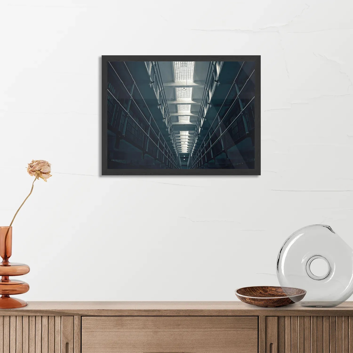 Poster Alcatraz Celblokken Rechthoek Horizontaal Met Lijst Template PBF 50 70 Horizontaal Steden 52 3