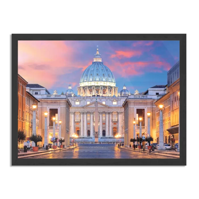 Poster Het Vaticaan Rechthoek Horizontaal Met Lijst Template PBF 50 70 Horizontaal Steden 56 1