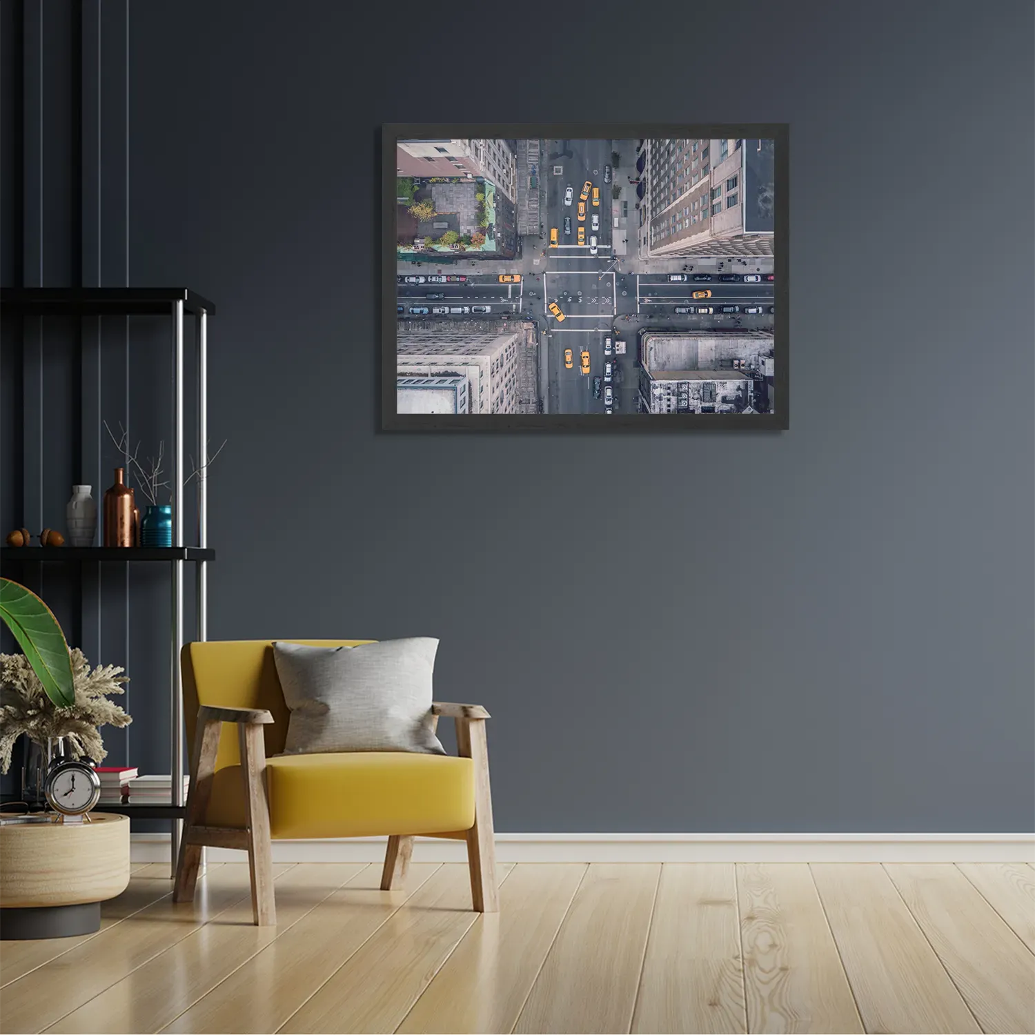Poster 5th Avenue New York Rechthoek Horizontaal Met Lijst Template PBF 50 70 Horizontaal Steden 57 2