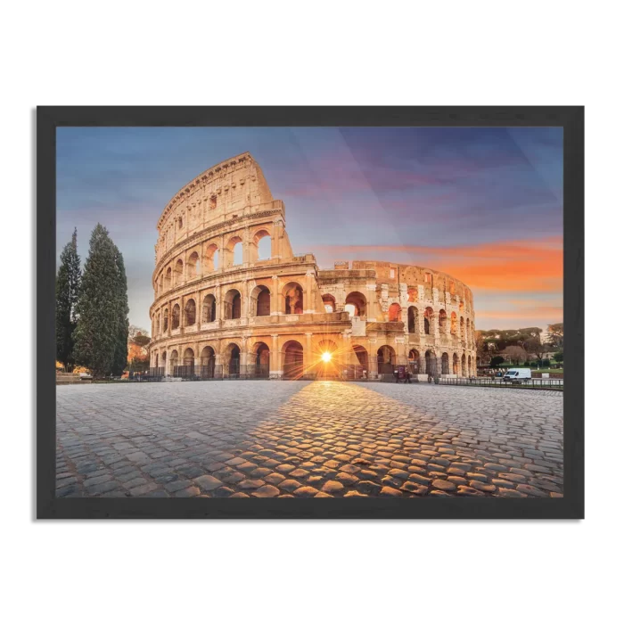 Poster Het Colosseum Rome 02 Rechthoek Horizontaal Met Lijst Template PBF 50 70 Horizontaal Steden 90 1