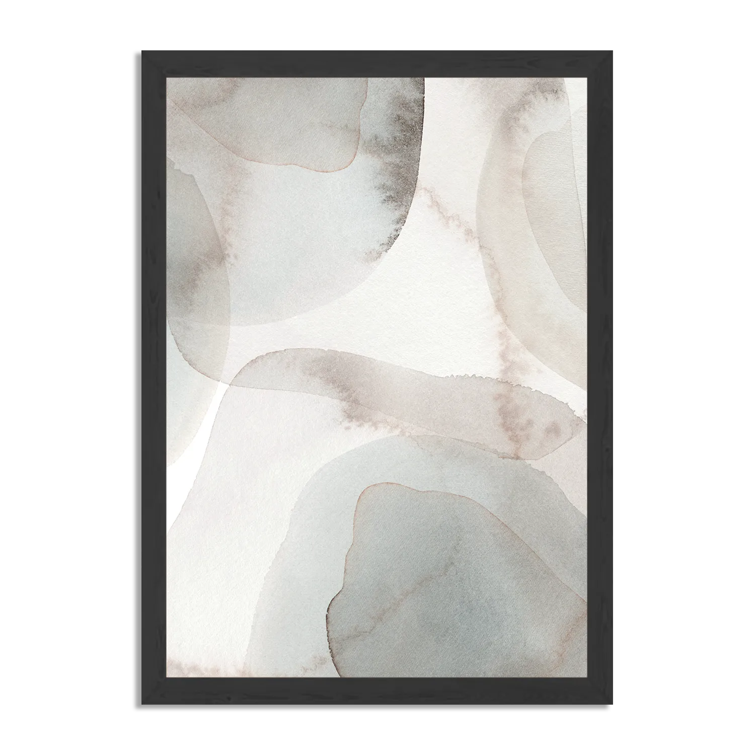 Poster Abstract Rustige Tinten met Accent 03 Rechthoek Verticaal Met Lijst Template PBL 50 70 Verticaal Abstract 108 1