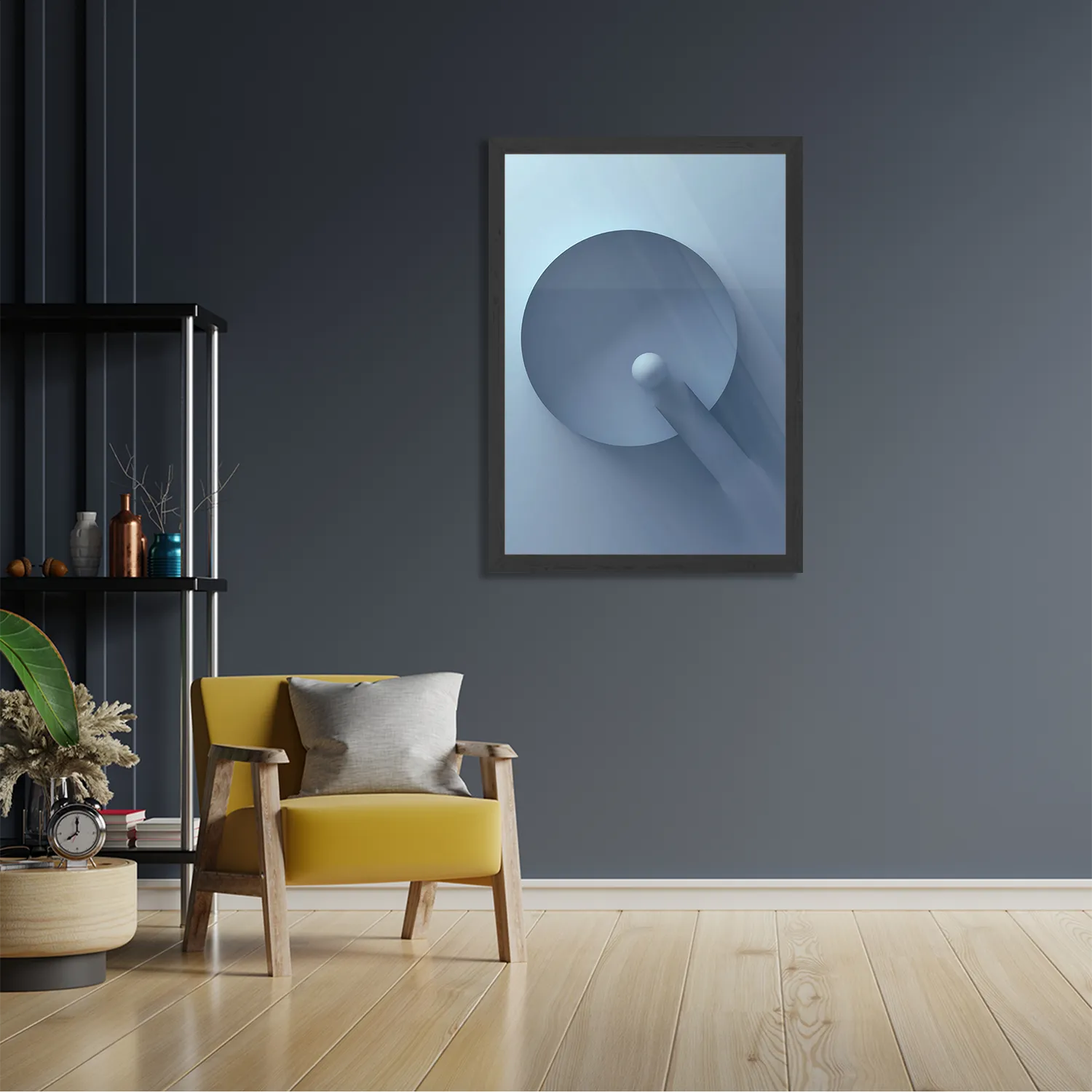 Poster Letter Q Rechthoek Verticaal Met Lijst Template PBL 50 70 Verticaal Abstract 114 2