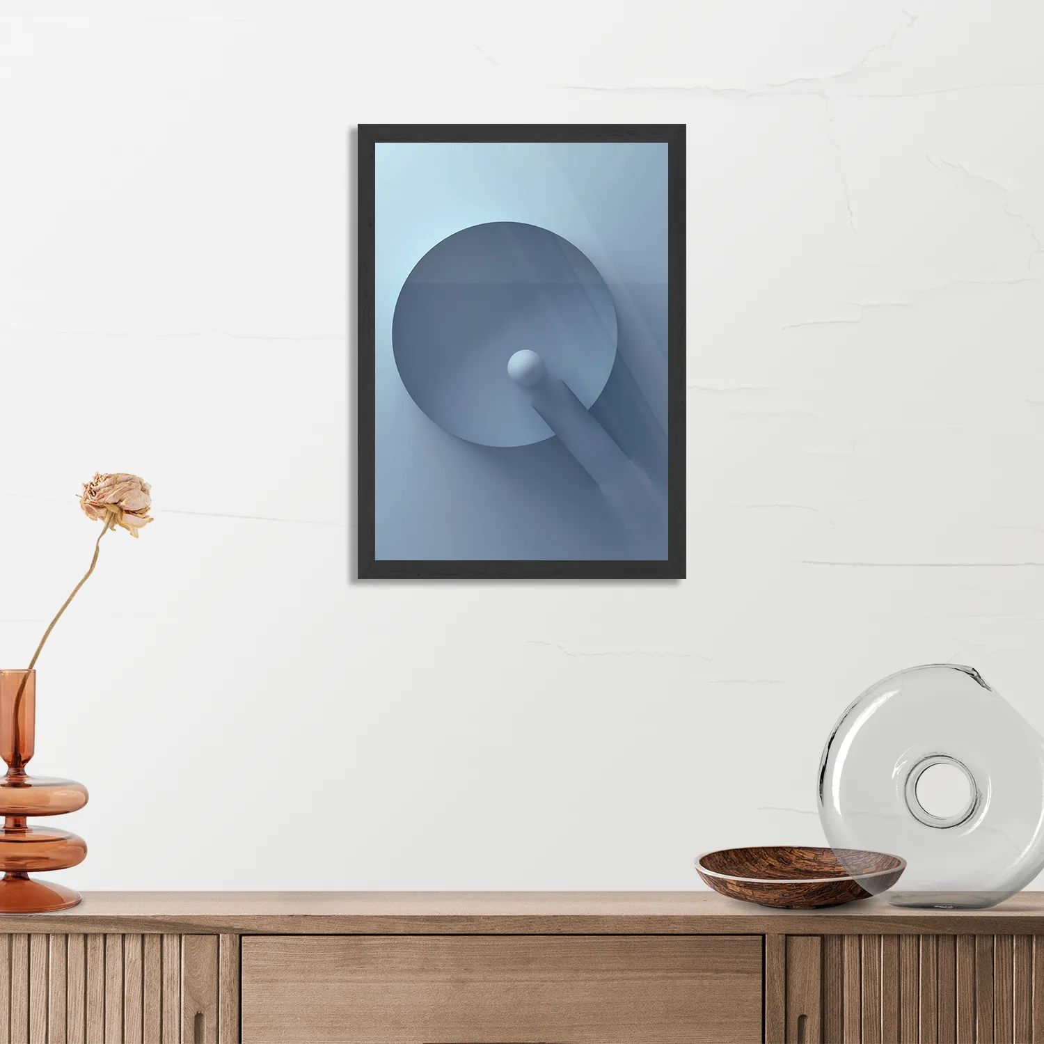 Poster Letter Q Rechthoek Verticaal Met Lijst Template PBL 50 70 Verticaal Abstract 114 3