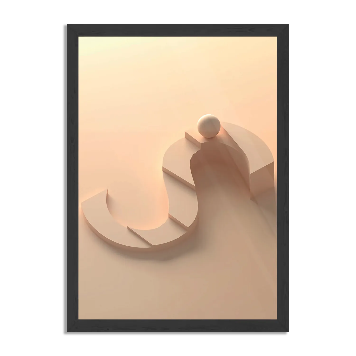 Poster Letter S Rechthoek Verticaal Met Lijst Template PBL 50 70 Verticaal Abstract 12 1