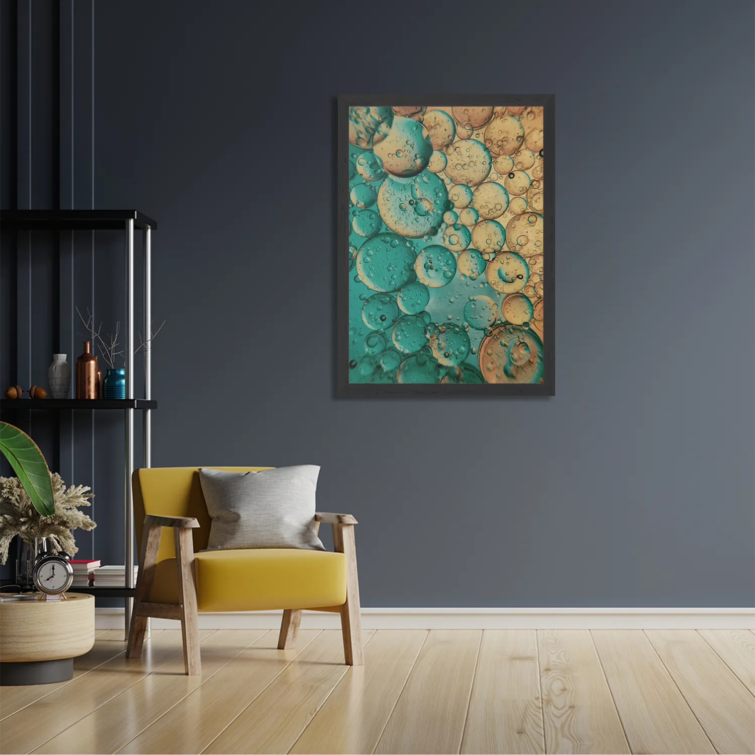 Poster Cube Pattern Rechthoek Verticaal Met Lijst Template PBL 50 70 Verticaal Abstract 30 2