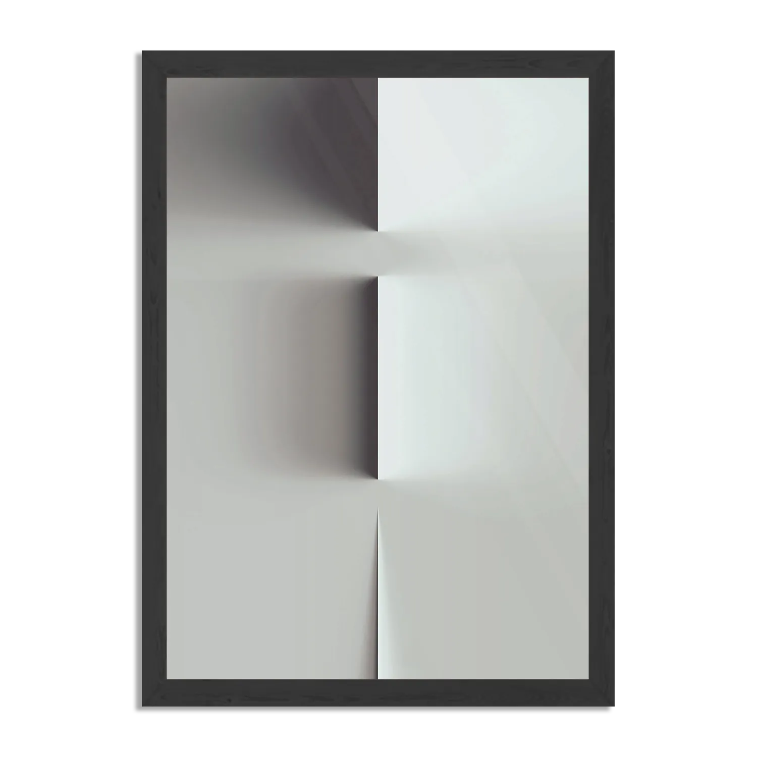 Poster Abstract Witte Kunst Rechthoek Verticaal Met Lijst Template PBL 50 70 Verticaal Abstract 41 1