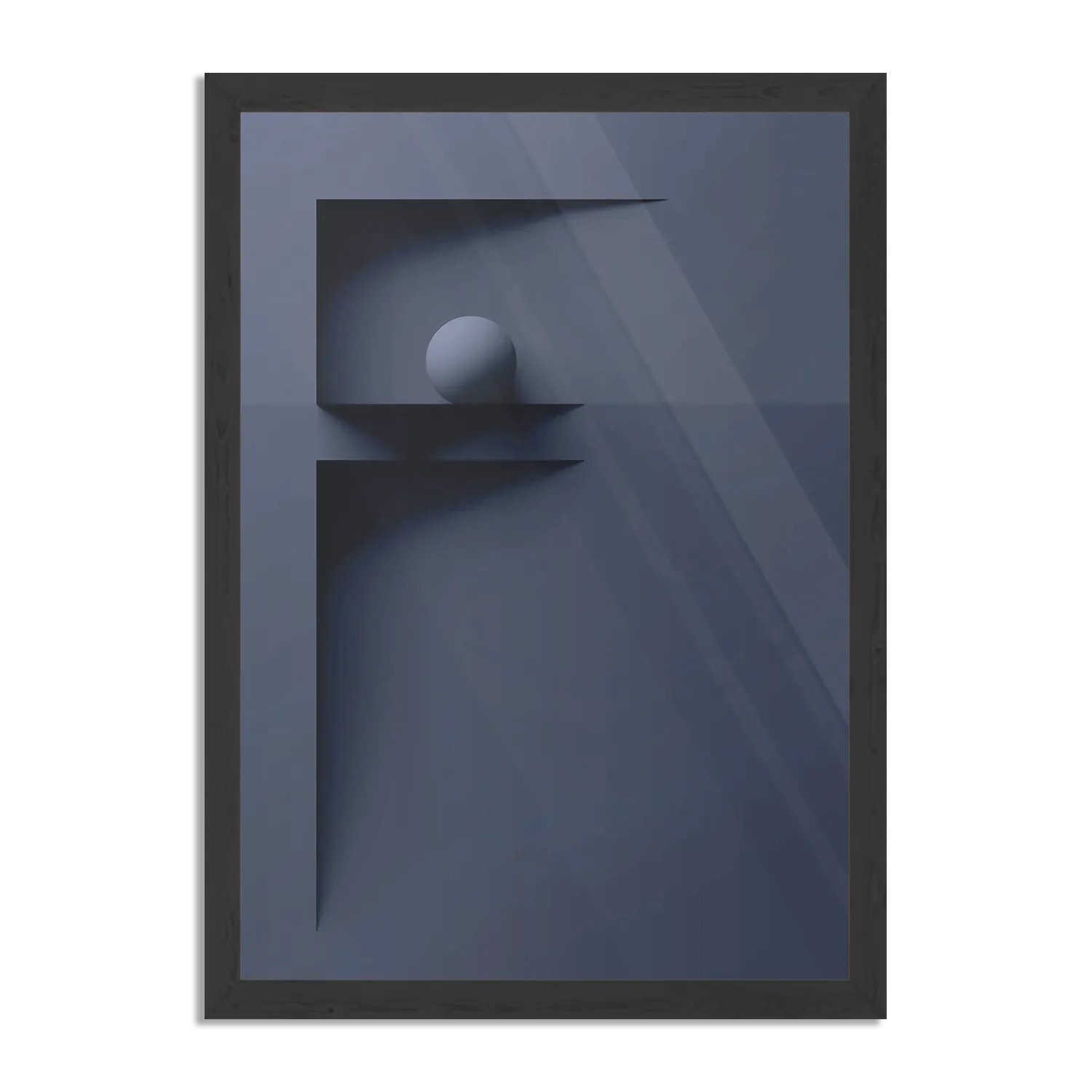 Poster Letter F Rechthoek Verticaal Met Lijst Template PBL 50 70 Verticaal Abstract 46 1