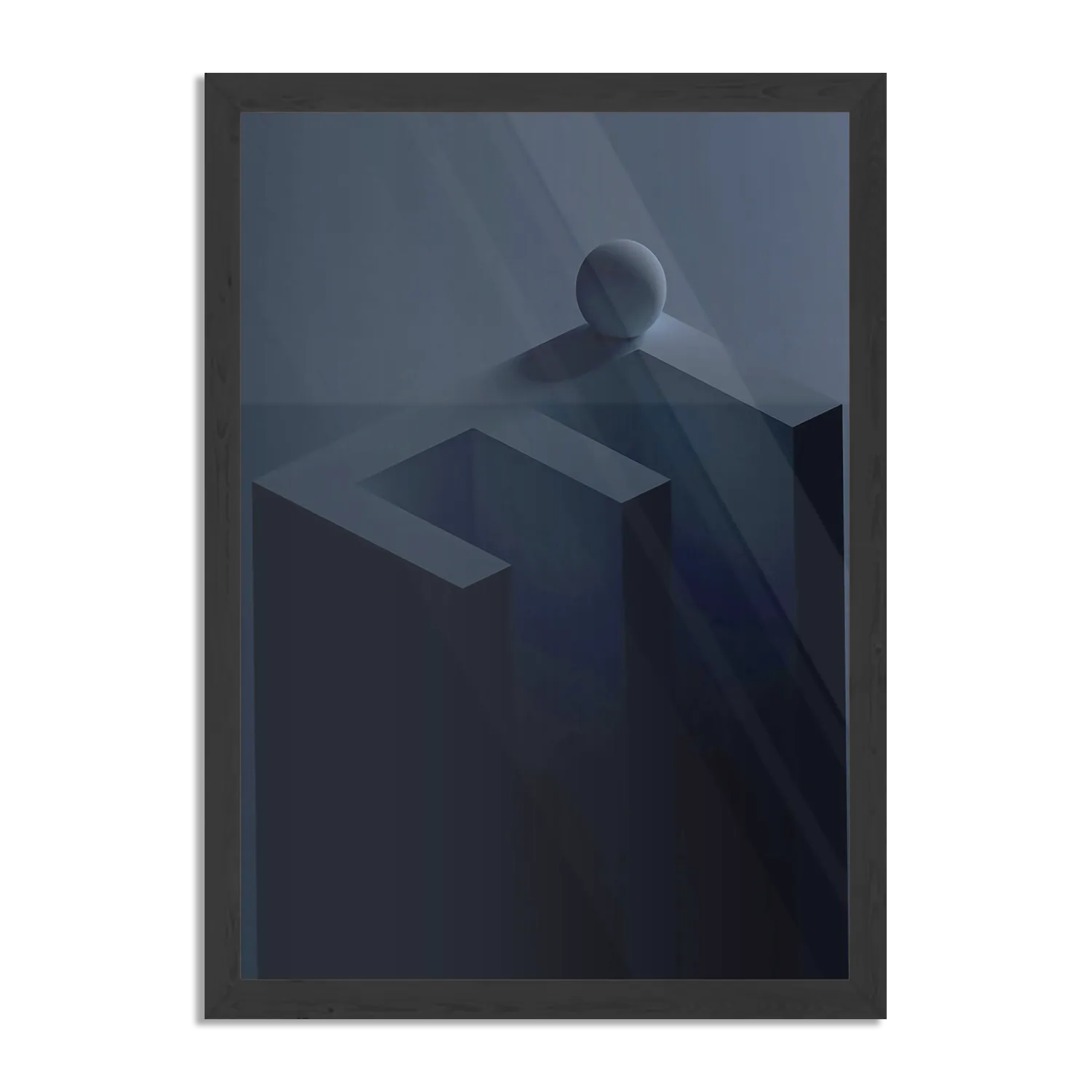 Poster Letter E Rechthoek Verticaal Met Lijst Template PBL 50 70 Verticaal Abstract 58 1