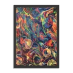 Poster Colorfull Art Design Rechthoek Verticaal Met Lijst Template PBL 50 70 Verticaal Abstract 59 1