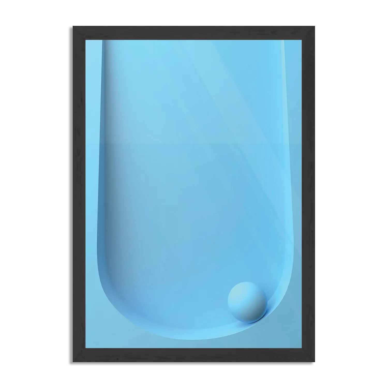 Poster Letter U Rechthoek Verticaal Met Lijst Template PBL 50 70 Verticaal Abstract 63 1