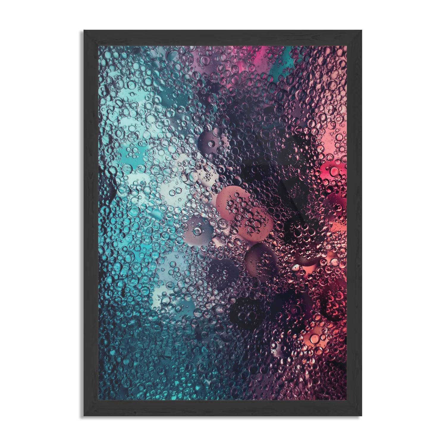 Poster Bubbles Art Rechthoek Verticaal Met Lijst Template PBL 50 70 Verticaal Abstract 71 1
