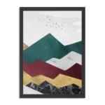 Poster Kleurrijke Bergen 03 Rechthoek Verticaal Met Lijst Template PBL 50 70 Verticaal Abstract 80 1