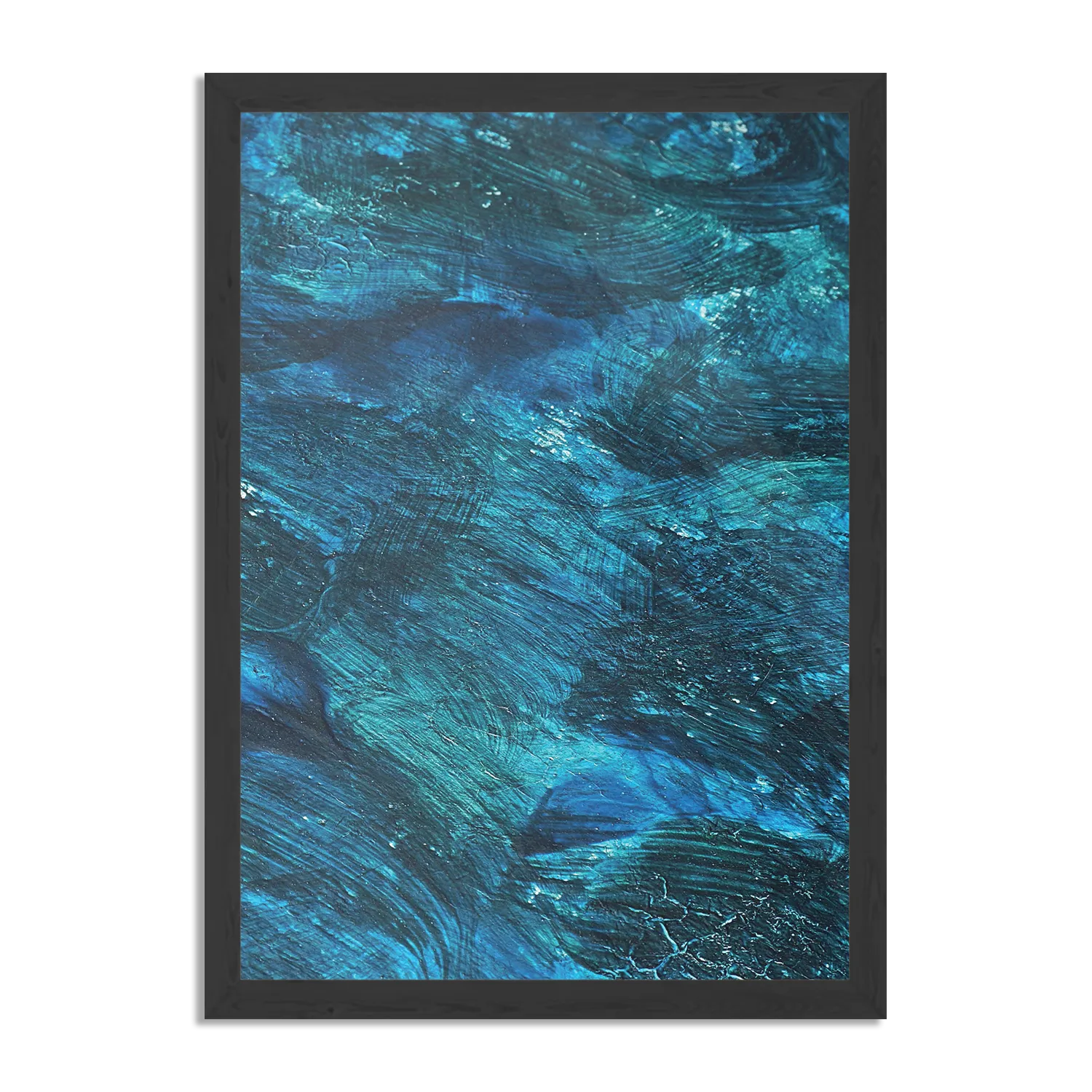 Poster Abstrat Blauw Rechthoek Verticaal Met Lijst Template PBL 50 70 Verticaal Abstract 84 1